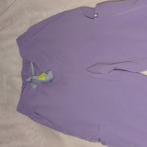 FIGS high waisted lavender scrub bottoms